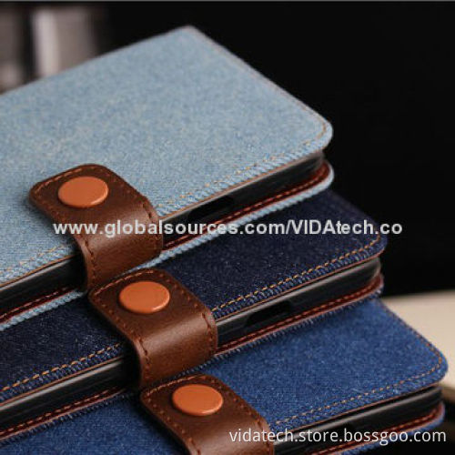 Jeans Leather Case for Samsung Galaxy S5